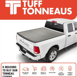 Cubierta con clip Tuff 'sin taladro' 2,0 toneladas para Ram 1500 Express 6'4" cabina cuádruple-