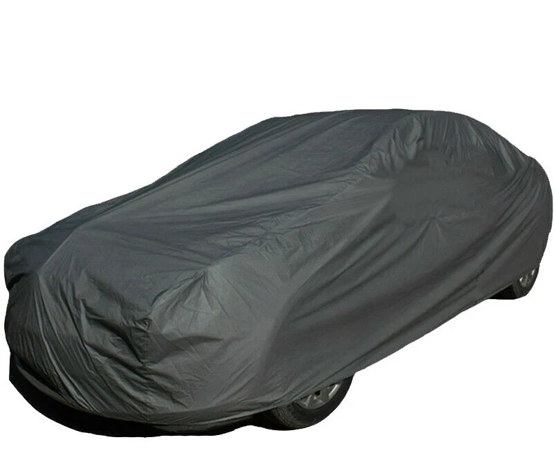 Cubierta de coche impermeable resistente para todo tipo de clima con protección UV forrada de algodón grande-