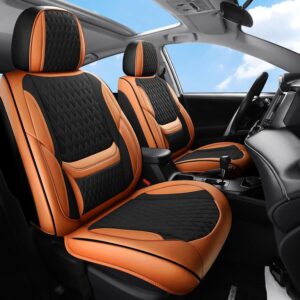 Juego completo de fundas de asiento de coche de cuero, fundas de asiento de coche, fundas de asiento de coche 5 asientos-