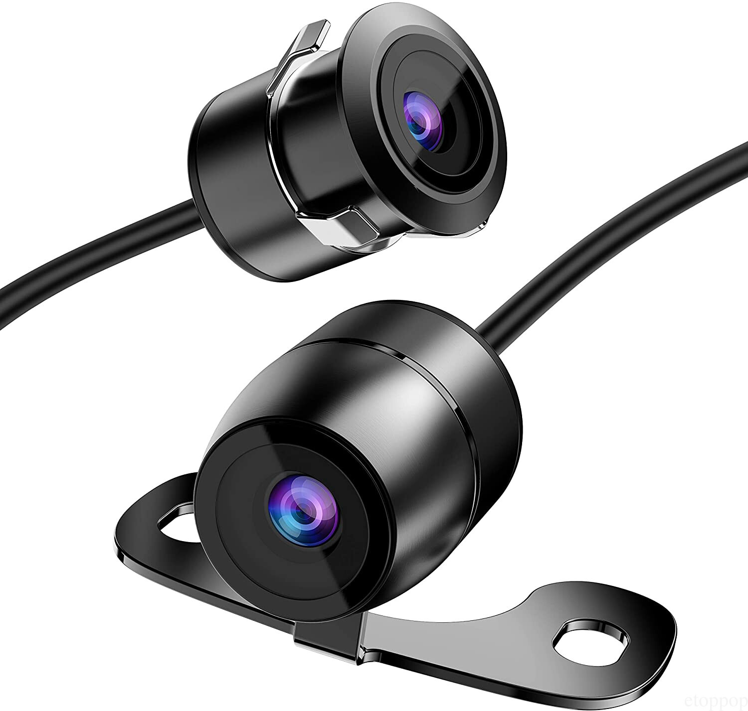Mini Flush Mount 170° Car Rear View Reverse Backup Camera Nightvision Waterproof