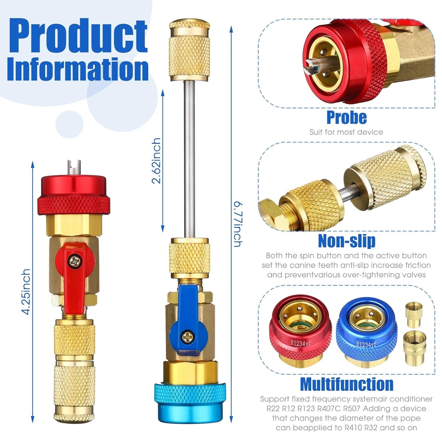 Automotive Air Conditioner Valve Core Tool Set - Image 4