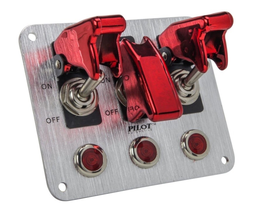 ¡Oferta!! Interruptor de palanca de rendimiento automotriz piloto 2 piezas + cubierta de seguridad roja 20A - - Image 5