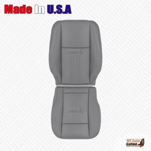Dodge Grand Caravan 2008 2009 2010 para conductor parte inferior y superior cubierta de cuero gris-