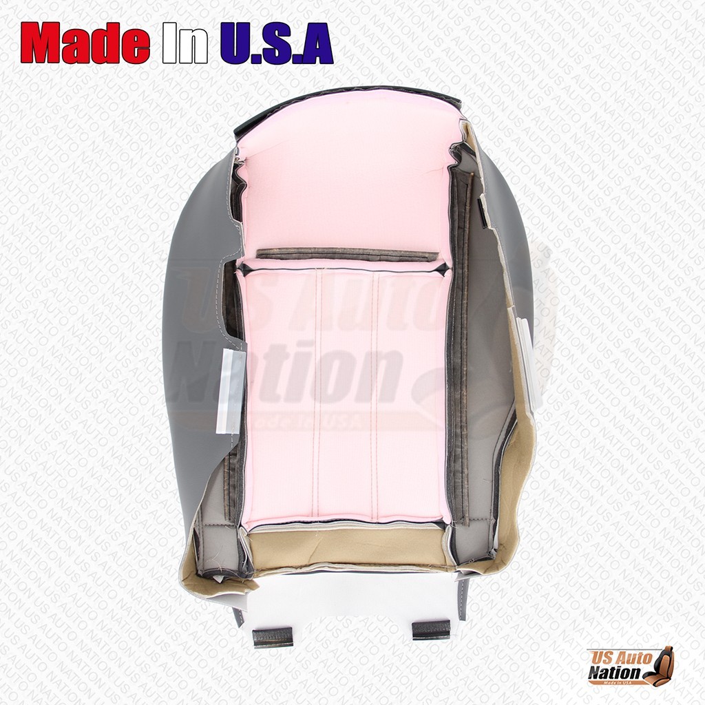 Dodge Grand Caravan 2008 2009 2010 para conductor parte inferior y superior cubierta de cuero gris- - Image 5