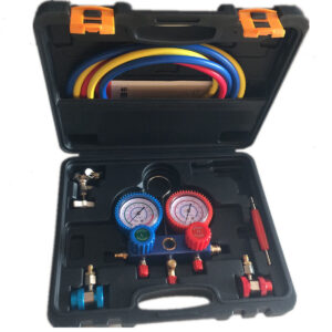 R134a AC Manifold Pressure Gauge Set Automotive Air Conditioning Tool Kit