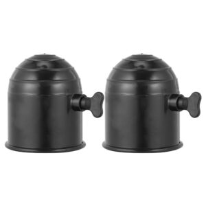 Protector de enganche 2 piezas cubierta de gancho de remolque automotriz frontal caravana-
