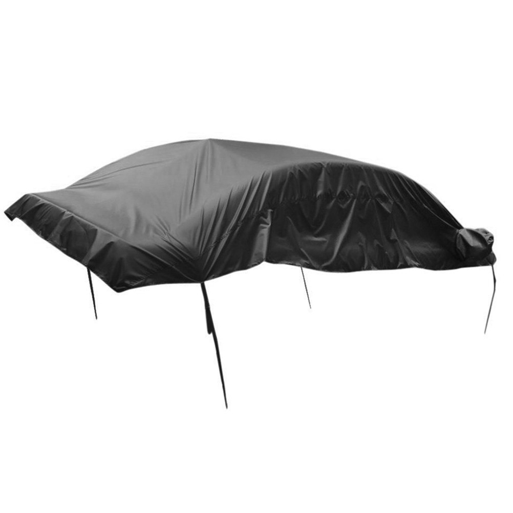 Protector de granizo cubierta de coche parabrisas automotriz cubiertas de nieve negro Vover mitad-