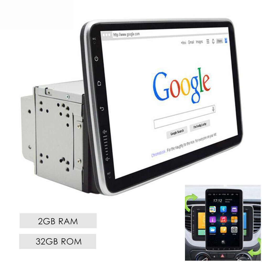 Unidad principal estéreo radio reproductor de DVD para automóvil doble Din Android 15 de 10,1" GPS 2+32 GB-