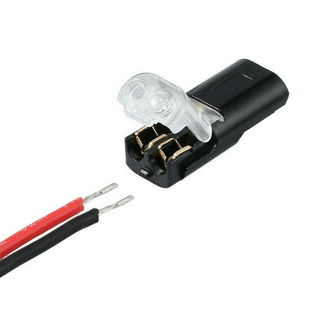 50x Enchufe de 2 Pines Conector Eléctrico Coche Cable Automotriz Impermeable- - Image 4