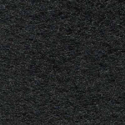 Alfombra automotriz flexible negra Ozite sin respaldo 18 oz 80" de ancho - por yarda-