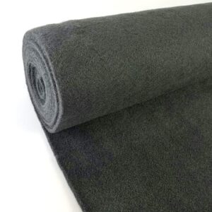 Alfombra tapizada gris oscuro de 5 yardas sin respaldo automotriz 40"x15 pies EE. UU.-