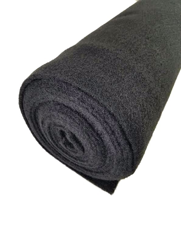Alfombra automotriz tapizada negra sin respaldo de 5 yardas 40"x 15 pies duradera - - Image 2
