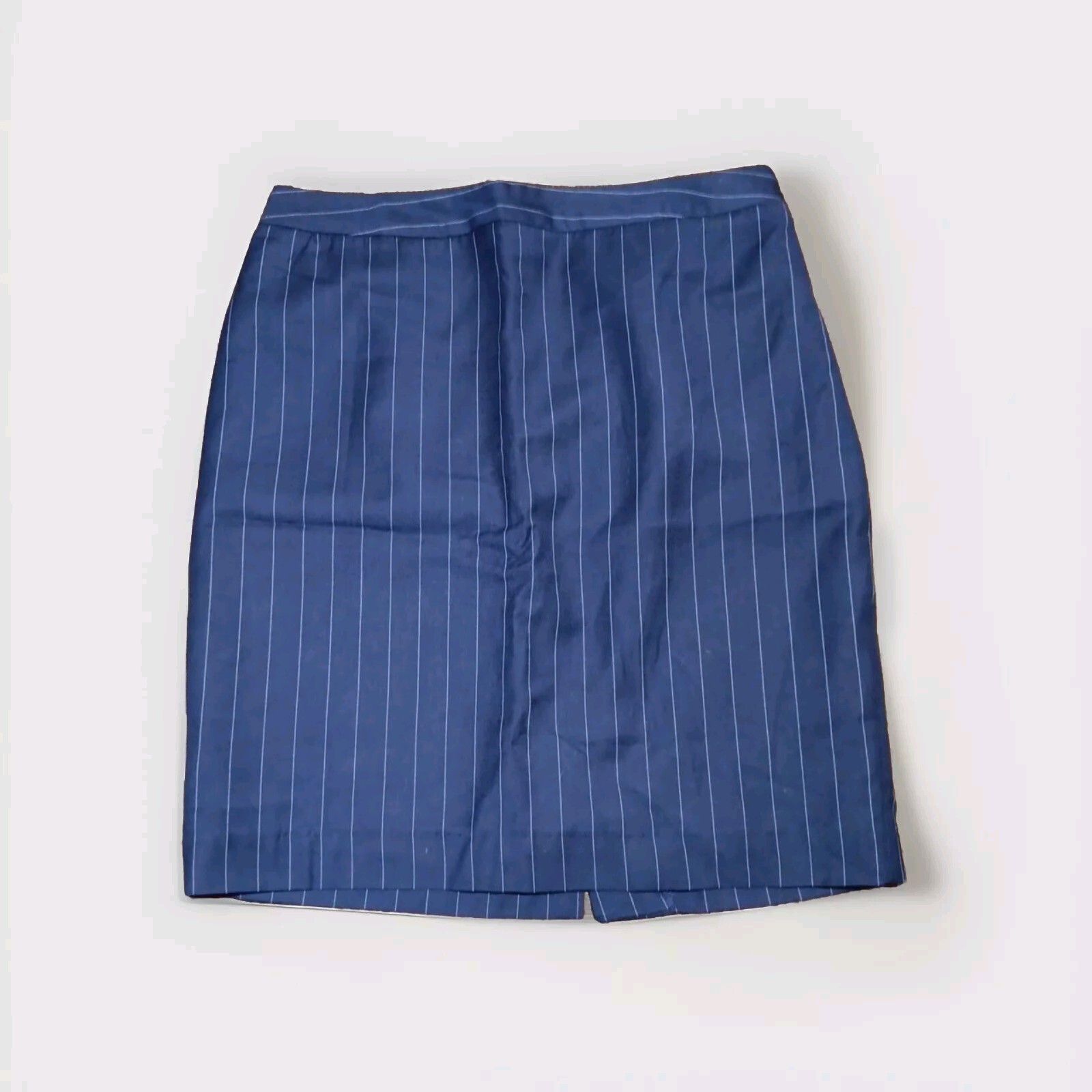 Traje a rayas azul marino hecho a medida para mujer- - Image 2