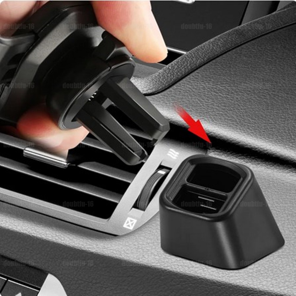 Soporte universal negro con base de ventilación automática para tablero de instrumentos soporte para teléfono automotriz-