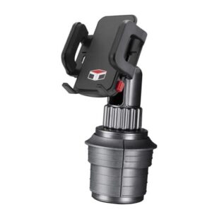 TUFF TECH Portavasos Universal Soporte para Teléfono de Montaje para Coche con Base Ajustable y -