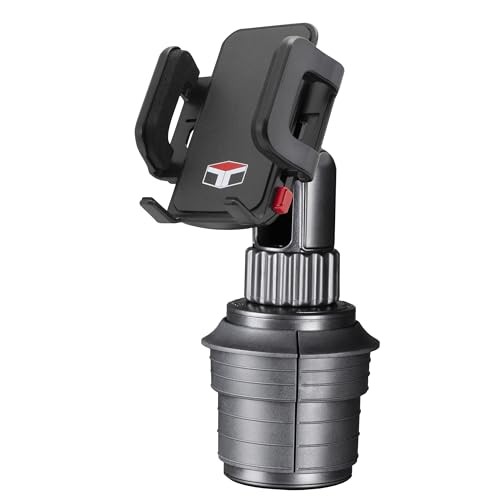 TUFF TECH Portavasos Universal Soporte para Teléfono de Montaje para Coche con Base Ajustable y - - Image 2