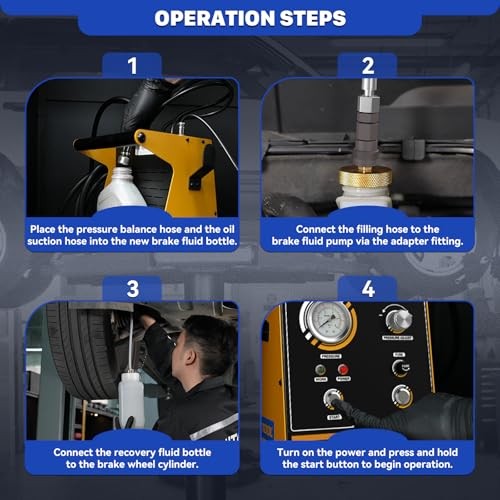 Brake Bleeder Kit Automotive Brake Fluid Bleeder Kit, Vacuum Brake AST603 - Image 5