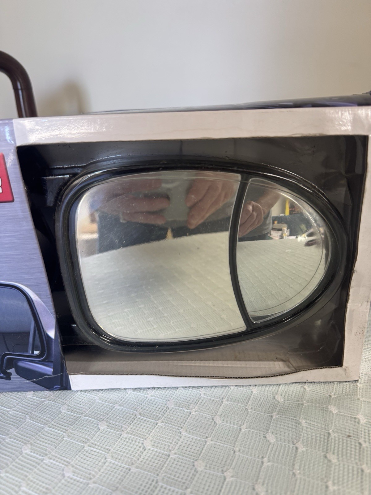 Juego de 2 espejos retrovisores de remolque con clip de alta resistencia de ajuste universal NUEVO- - Image 3