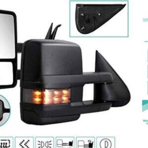 Espejos retrovisores de remolque para Chevy Silverado 99-02 1999 2000 2001 2002-