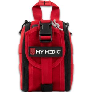 Kits de primeros auxilios MyMedic para trauma de emergencia supervivencia militar viaje TFAK rojo-