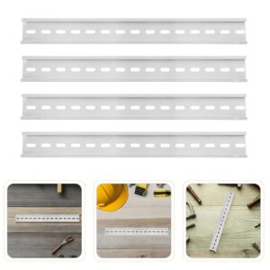 Rieles de montaje de disyuntor de 20 piezas rieles de hardware DIN de aluminio-