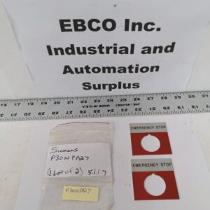 PLACA SIEMENS AUTOMOTIVE LEGEND P30NPA27, LOTE DE 2-