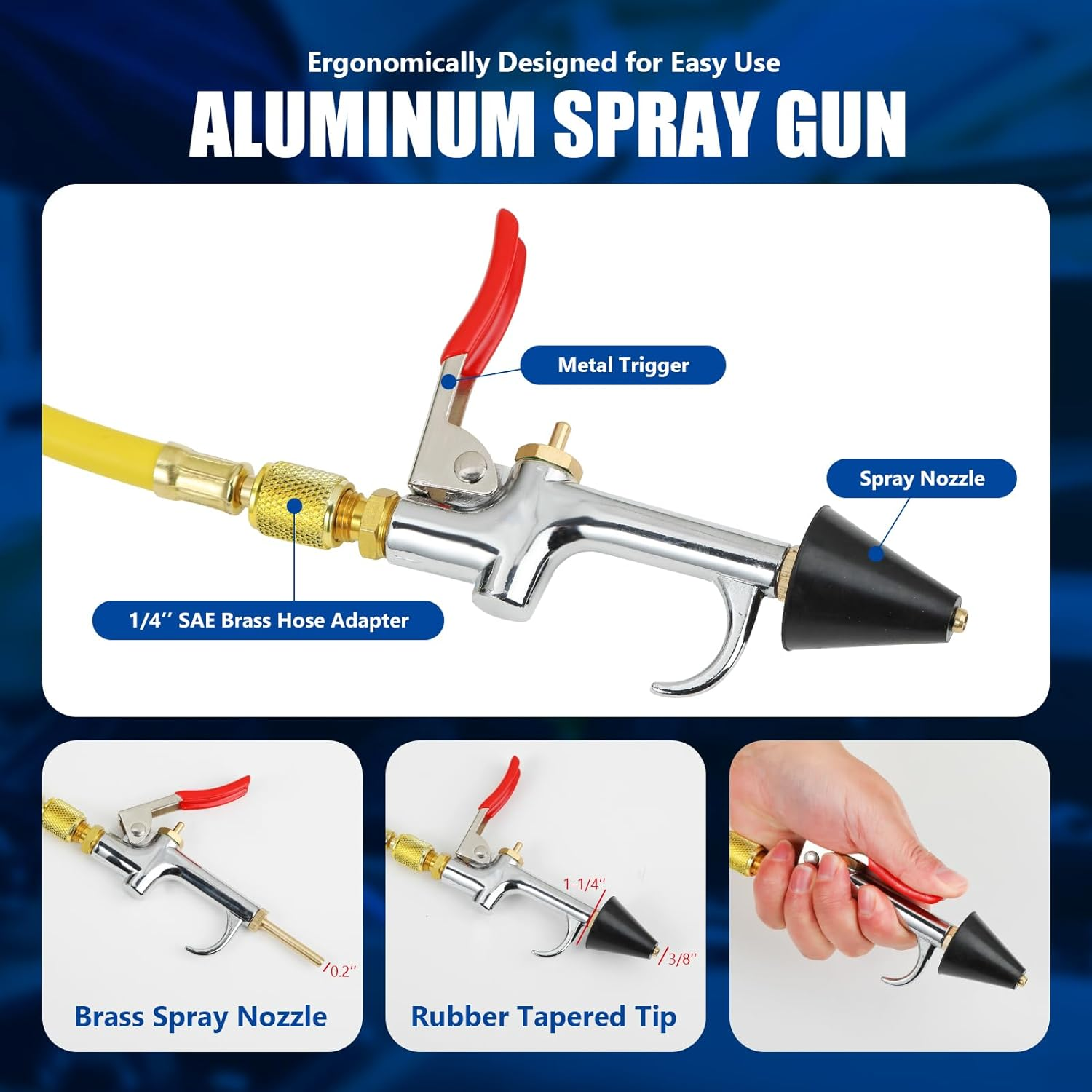 AC Flush Kit, Automotive Air Conditioning Pipeline Cleaning Tool Home A/C Flush - Image 3
