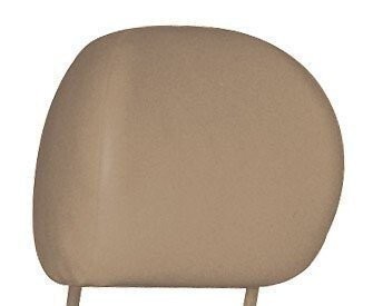Par de cubiertas de reposacabezas de vinilo liso para silla de montar Volkswagen Bus 1977-1979-