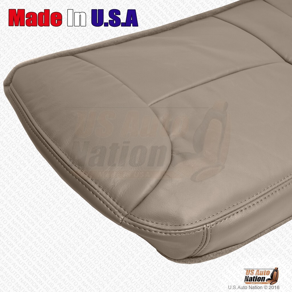 GMC Sierra Classic 2000 banco trasero inferior cuero cubierta de asiento tostado medio neutro- - Image 2