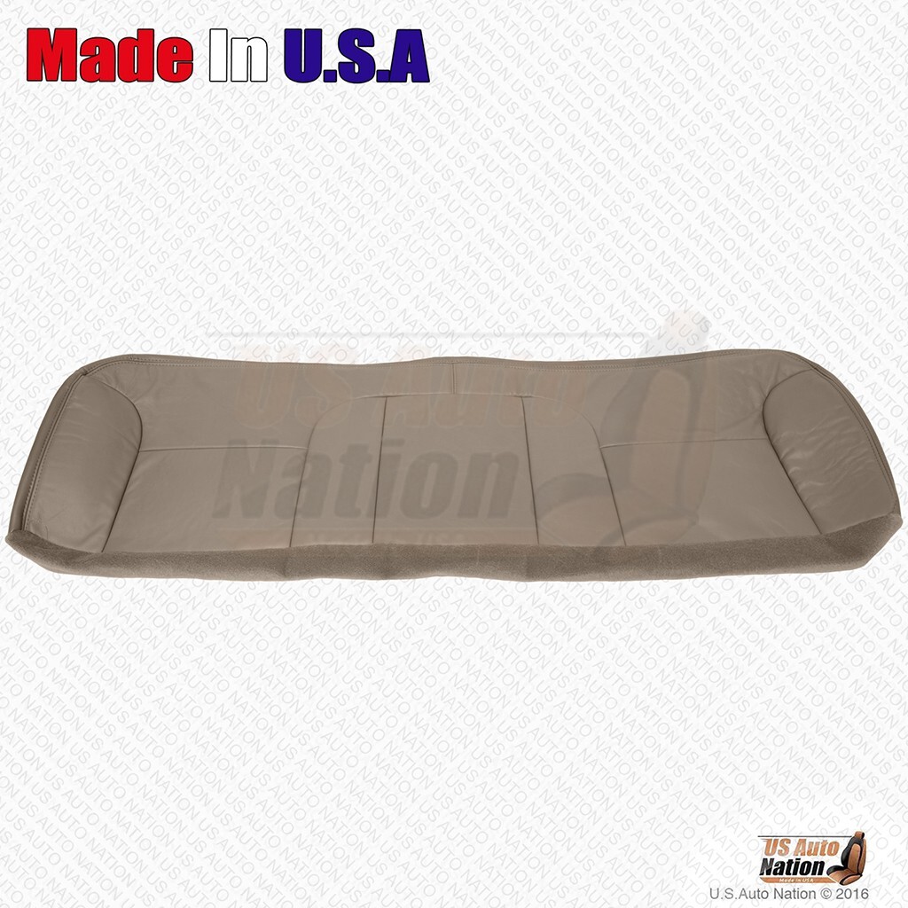 GMC Sierra Classic 2000 banco trasero inferior cuero cubierta de asiento tostado medio neutro- - Image 3