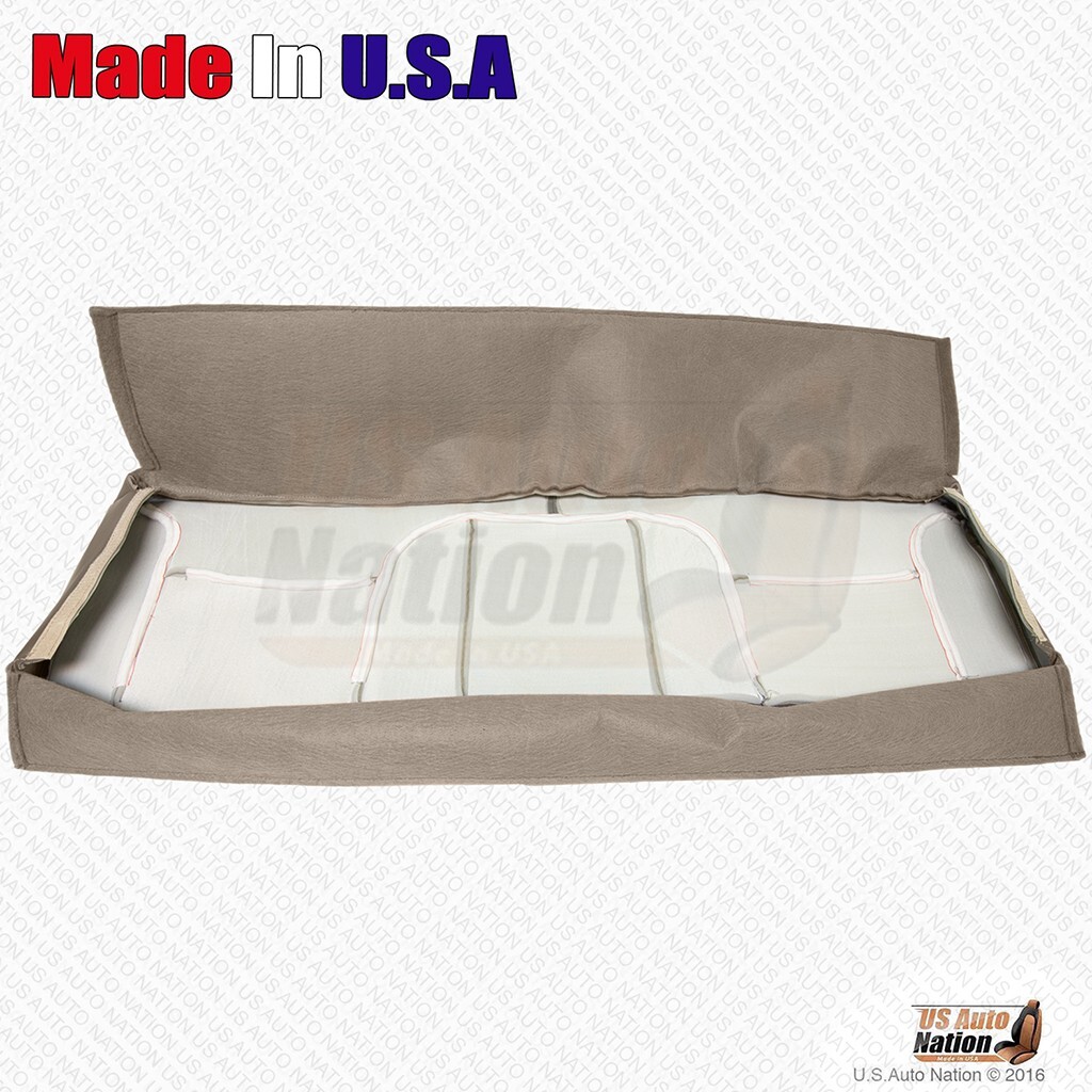 GMC Sierra Classic 2000 banco trasero inferior cuero cubierta de asiento tostado medio neutro- - Image 4