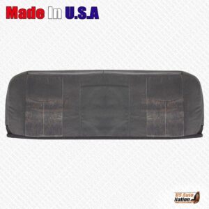 2007 For Chevy Silverado Classic Cloth Rear Bench Bottom Seat Cover Dark Gray