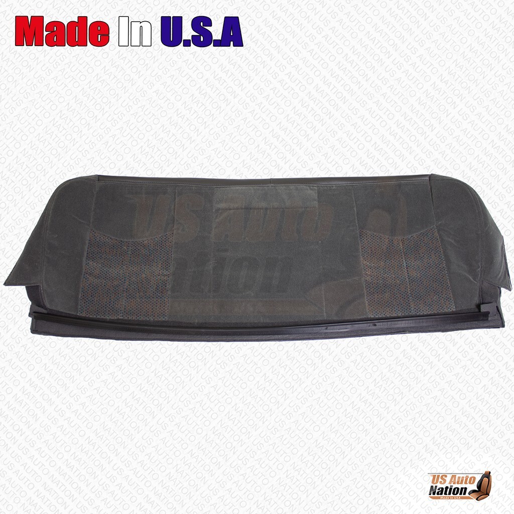 2007 For Chevy Silverado Classic Cloth Rear Bench Bottom Seat Cover Dark Gray - Image 4