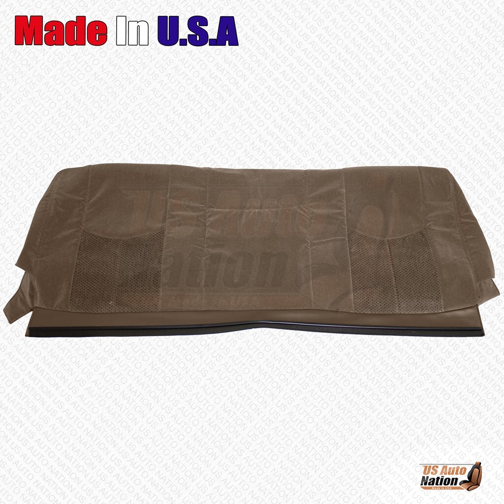 2003-2007 For Chevy Silverado Classic Cloth Rear Bench Top Seat Cover Med Tan - Image 2