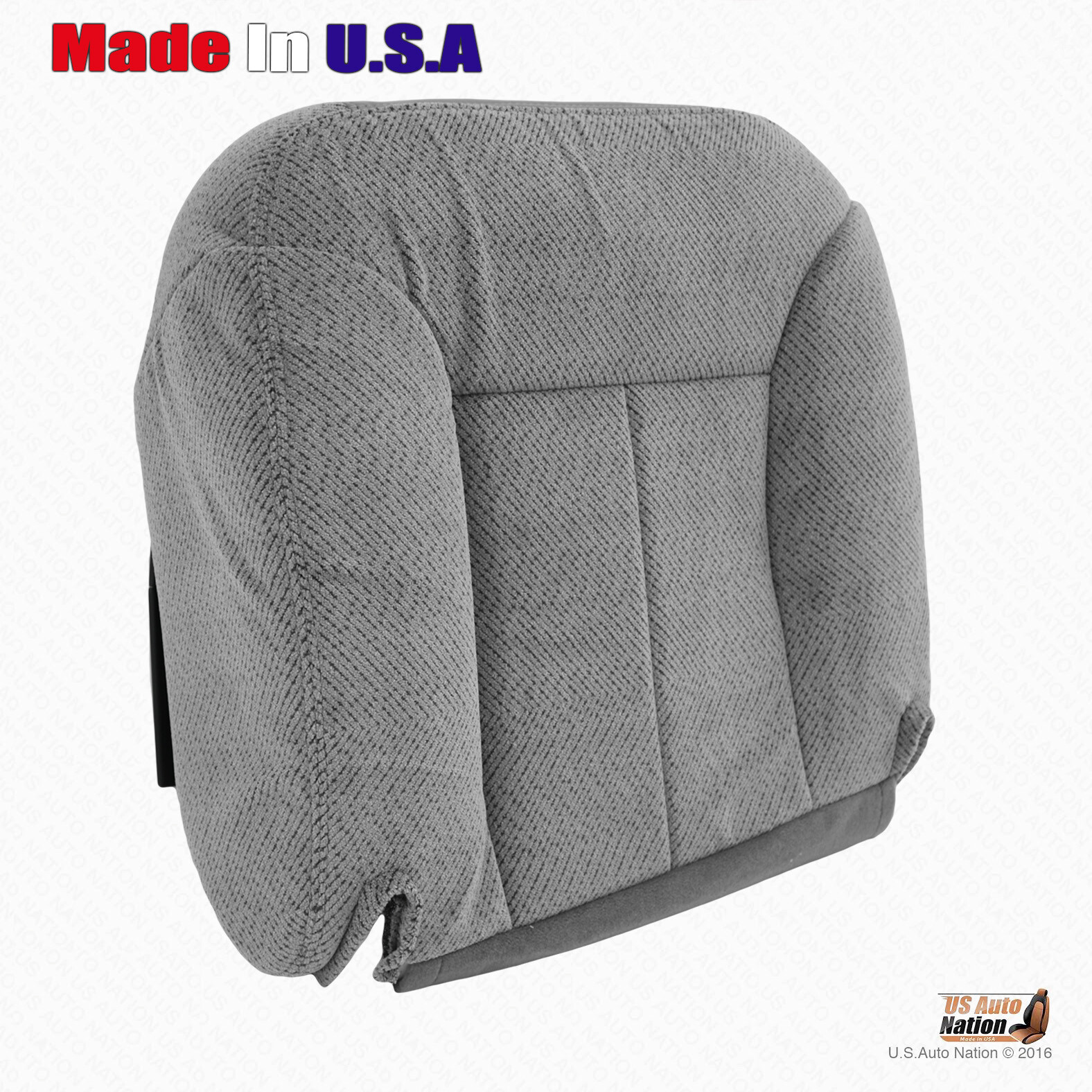 Chevy Silverado C/K 2500 3500 2000 clásico conductor cubierta de asiento inferior de tela "gris"- - Image 2