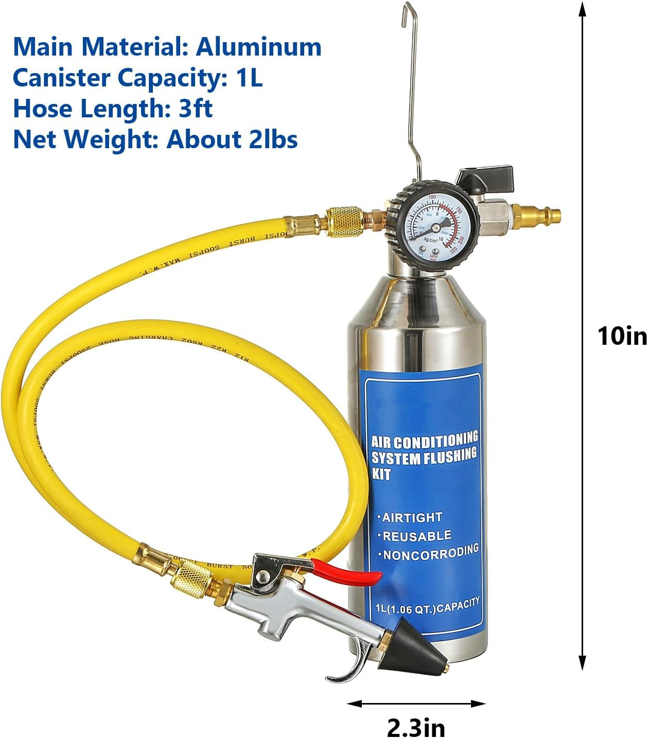 AC Flush Kit, Automotive Air Conditioning Pipeline Cleaning Tool Home A/C Flush - Image 5