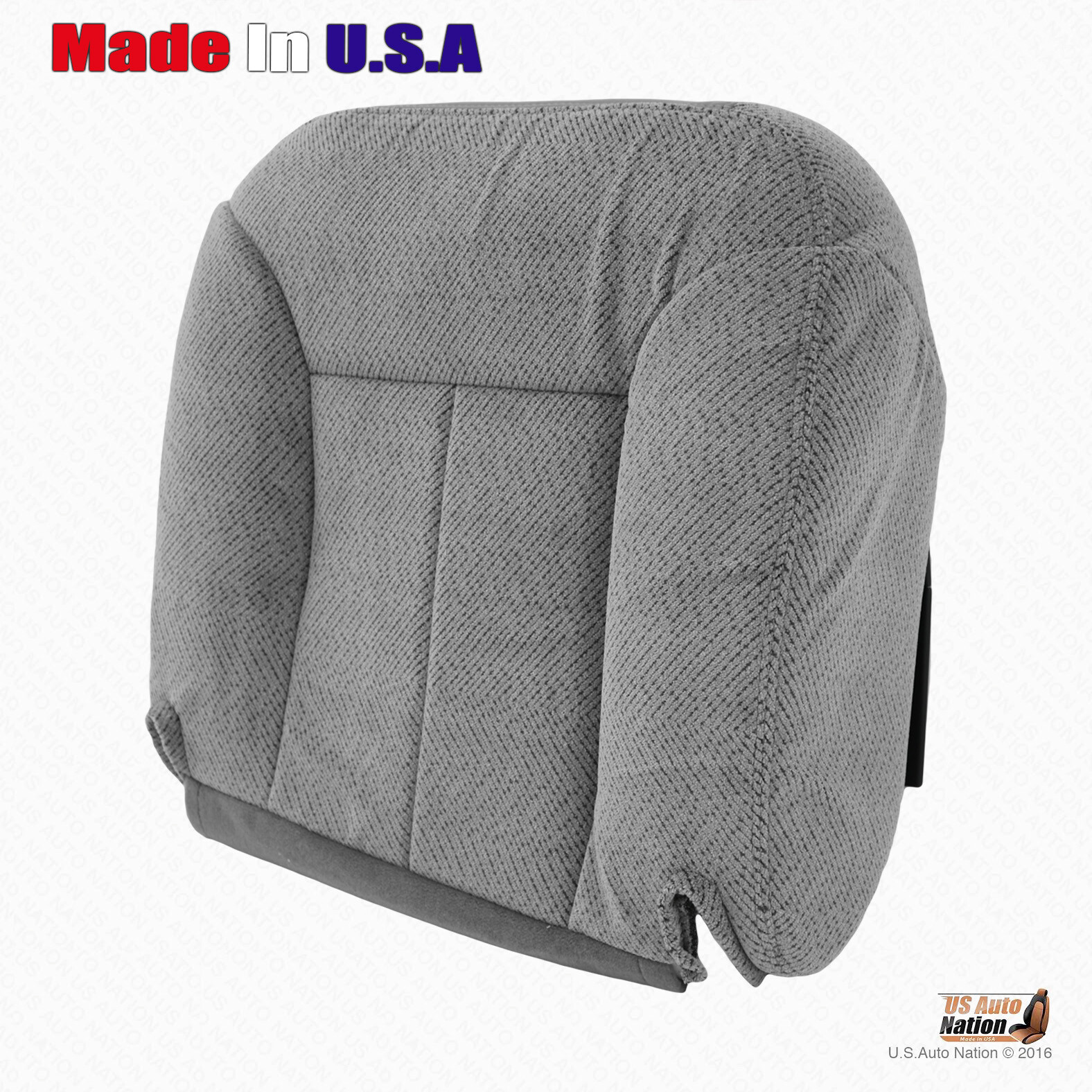 Chevy Silverado Classic 2000 cubierta de asiento inferior de tela para pasajero gris Peter "13D"- - Image 2