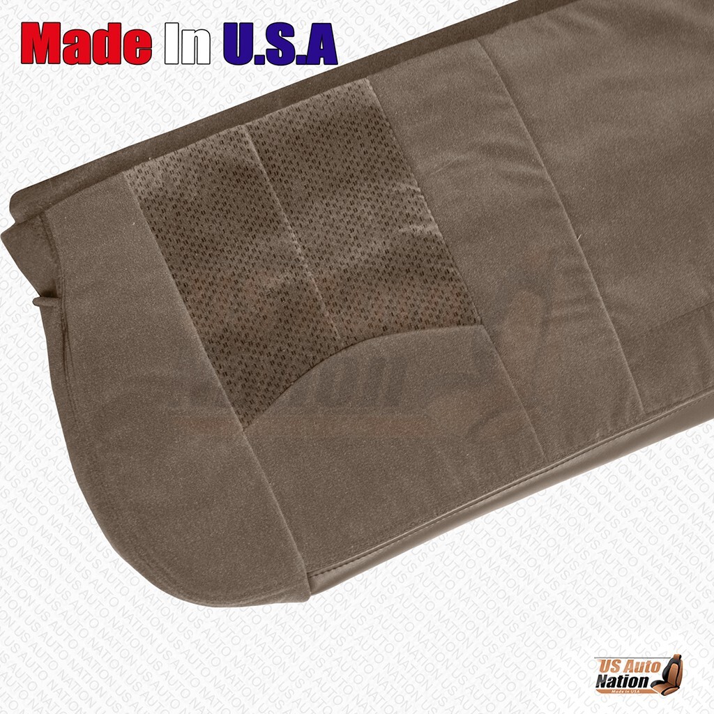 2003-2007 For Chevy Silverado Classic Cloth Rear Bench Bottom Seat Cover Med Tan - Image 2