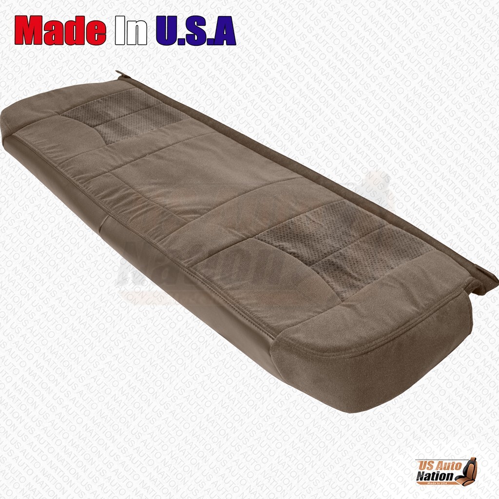 2003-2007 For Chevy Silverado Classic Cloth Rear Bench Bottom Seat Cover Med Tan - Image 3