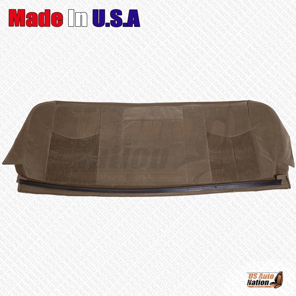 2003-2007 For Chevy Silverado Classic Cloth Rear Bench Bottom Seat Cover Med Tan - Image 4