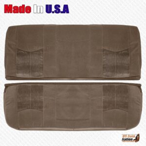 2003-2007 For Chevy Silverado Cloth Classic Rear Bench Top/Bottom Seat Cover Tan
