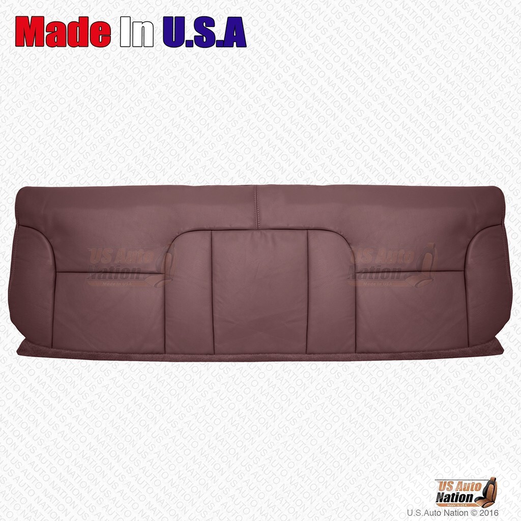 GMC Sierra 2500 3500 2000 clásico banco trasero cubierta de cuero genuino rojo rubí-