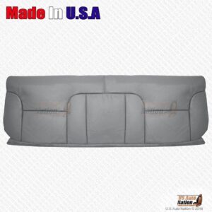 GMC Sierra 2500 3500 Classic 2000 - techo de banco trasero cubierta de cuero genuino gris-