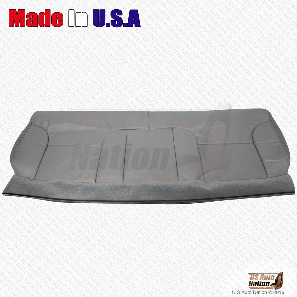 GMC Sierra 2500 3500 Classic 2000 - techo de banco trasero cubierta de cuero genuino gris- - Image 2
