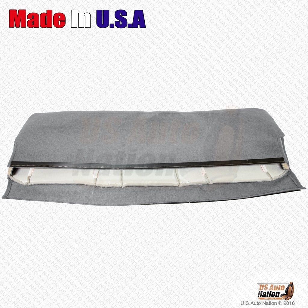 GMC Sierra 2500 3500 Classic 2000 - techo de banco trasero cubierta de cuero genuino gris- - Image 3