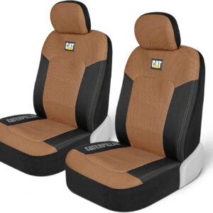 Fundas de asiento automotriz MeshFlex para autos camiones y fundas de asiento delanteras beige-