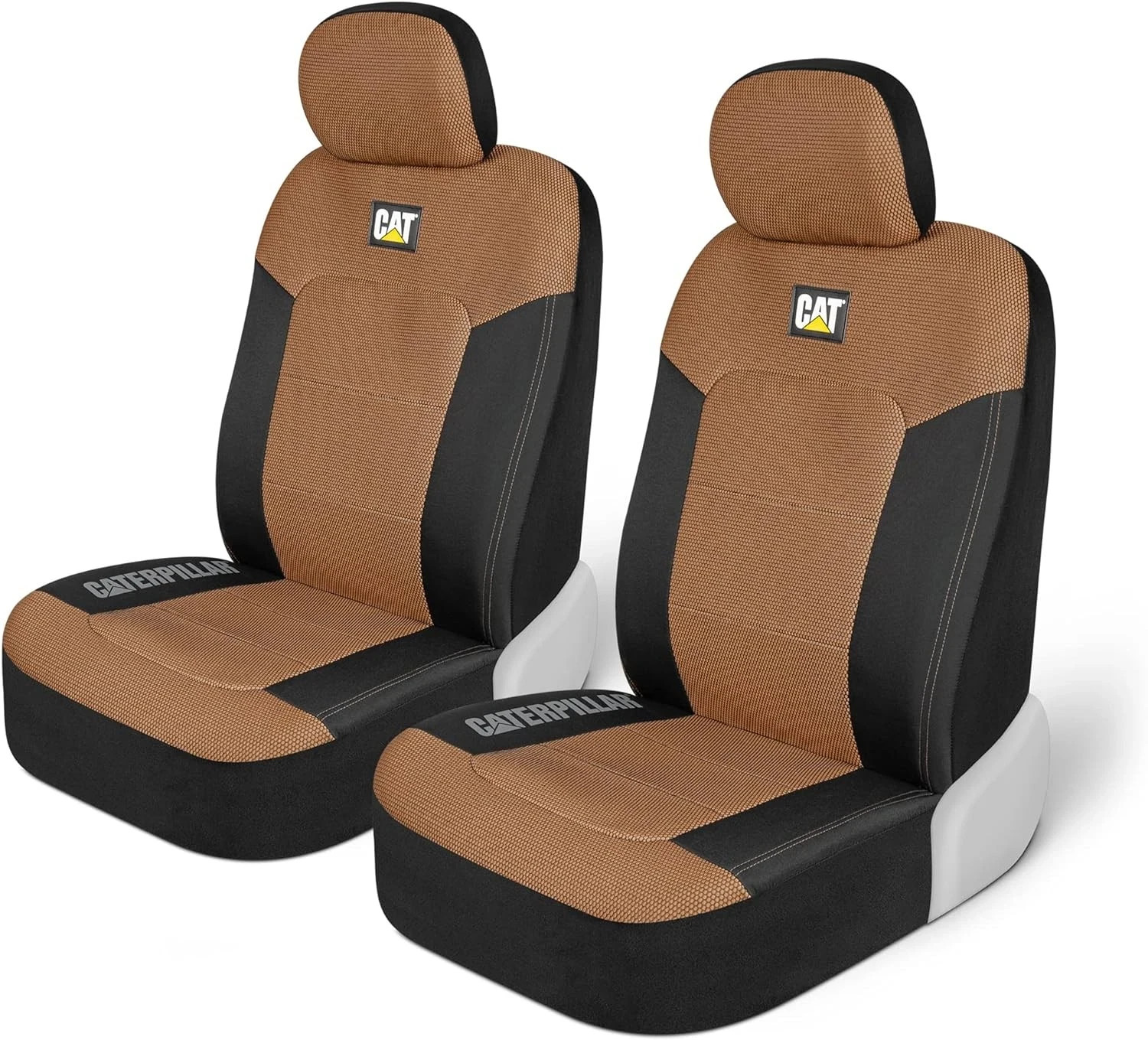Fundas de asiento automotriz MeshFlex para autos camiones y fundas de asiento delanteras beige-