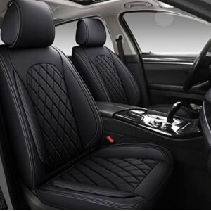 Fundas de asiento automotrices de cuero sintético transpirables e impermeables LINGVIDO para automóviles-