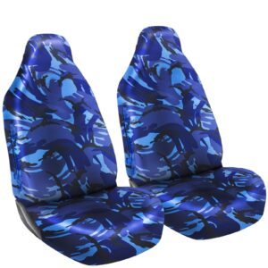 Funda de asiento de furgoneta Shield Autocare © de alta resistencia 100 % impermeable azul camuflado 1+1-