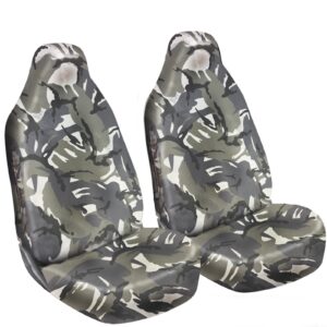 Funda de asiento de furgoneta Shield Autocare © Heavy Duty 100 % impermeable gris camuflado 1+1-